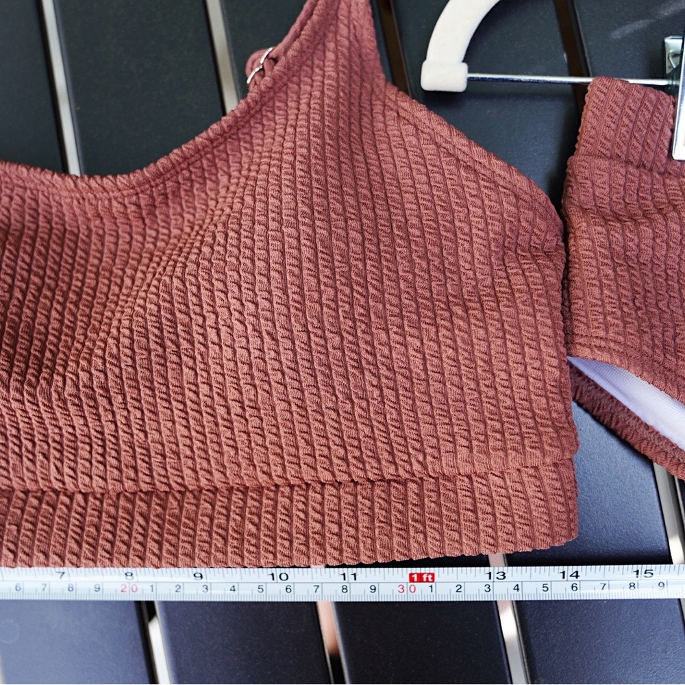 SOLD* Ribbed Redwood Bikini Set - Picture 6 of 6
